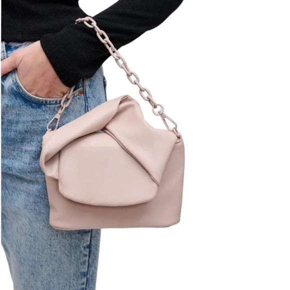 Urban Expressions Handbags - Urban Expressions Vegan Faux Leather Convertible Crossbody Bag Pink NWT